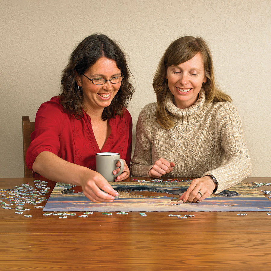 cobble-hill-1000-piece-dusty-plains-puzzle-1000-teile-bison image 5