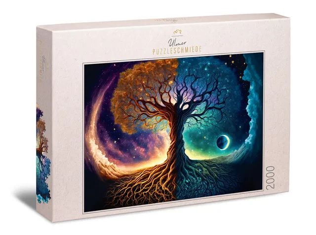 ulmer-puzzleschmiede-weltenbaum-2000-teile-puzzle-yggdrasil image 1