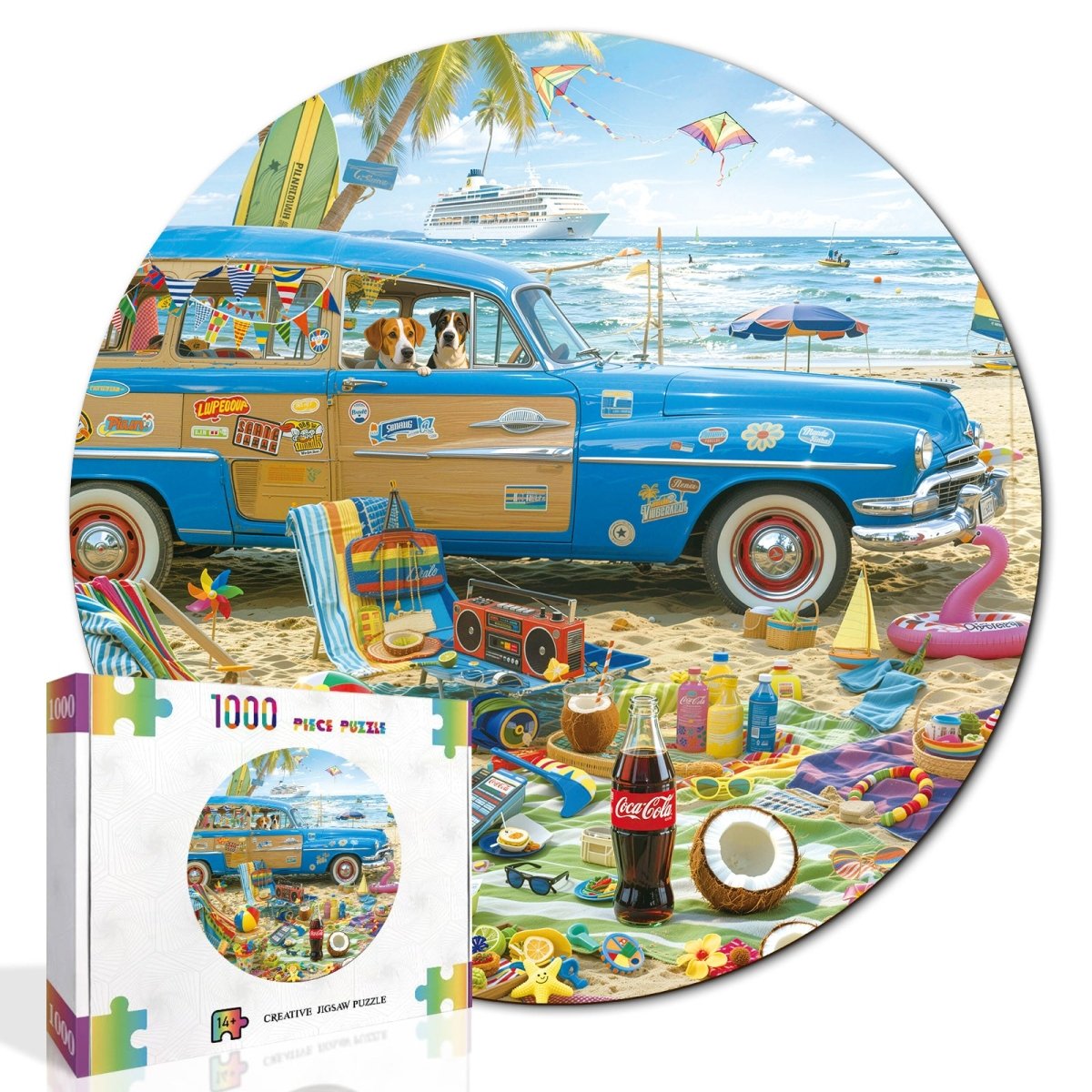 kaayee-cardboard-puzzle-tropical-seaside-holiday-1000-teile-eco-white-board image 2
