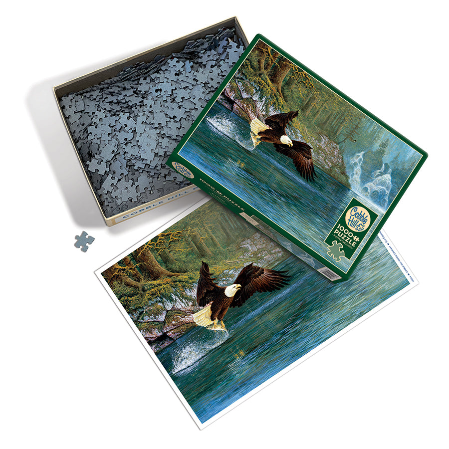 cobble-hill-1000-piece-fly-fishing-puzzle-1000-teile-adler image 3
