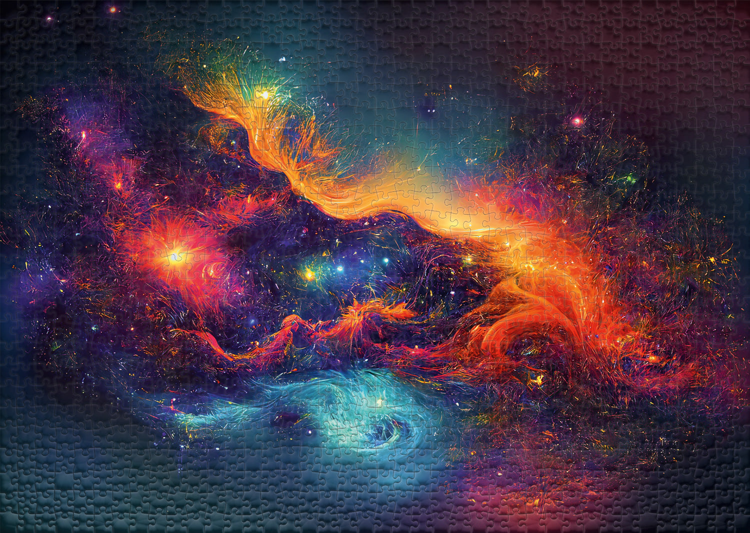 ulmer-puzzleschmiede-sternenstaub-puzzle-1000-teile-weltall image 2