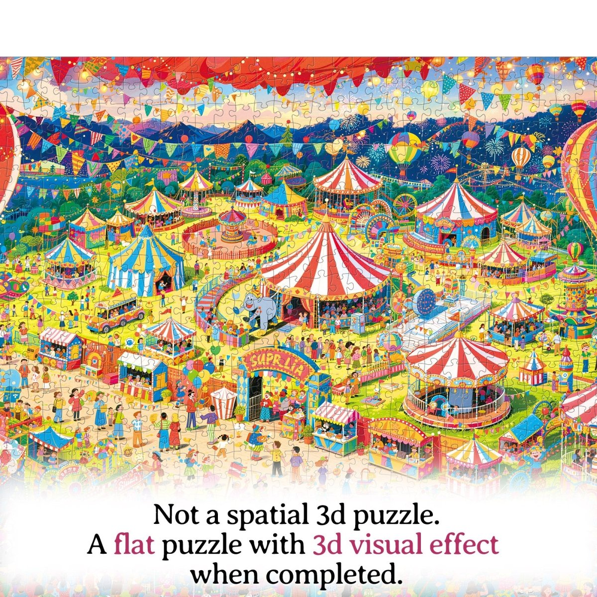kaayee-starlit-circus-1000-teile-puzzle-standard-zirkusmotiv image 5