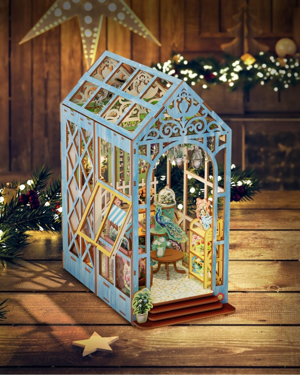 kaayee-book-nook-kit-bloom-house-miniaturhaus-gew-chshaus-led image 2