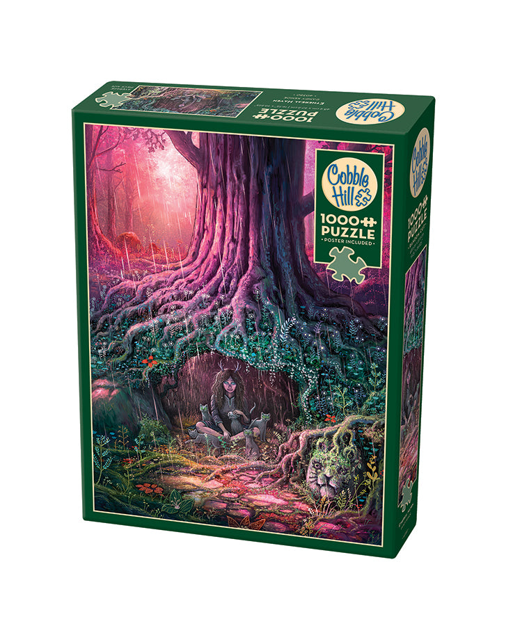 cobble-hill-1000-piece-ethereal-heaven-puzzle-1000-teile-wald image 1