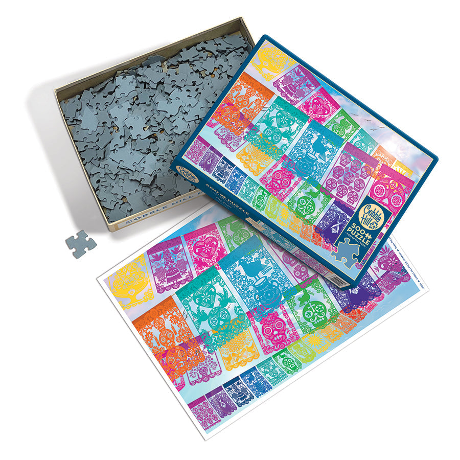 cobble-hill-500-piece-papel-picado-puzzle-500-teile-mexiko image 3