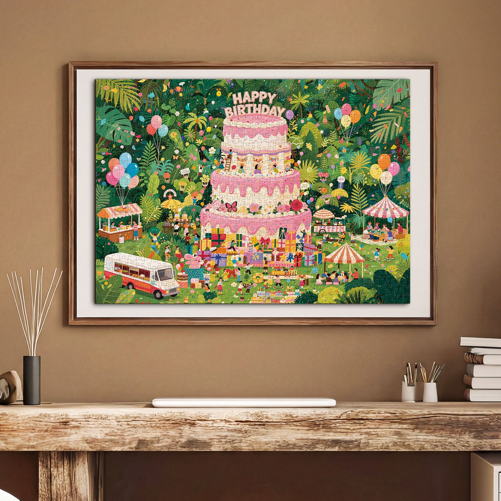 kaayee-cardboard-puzzle-dreamy-birthday-garden-1000-teile image 5