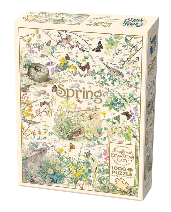 cobble-hill-country-diary-spring-puzzle-1000-teile-blumen image 1