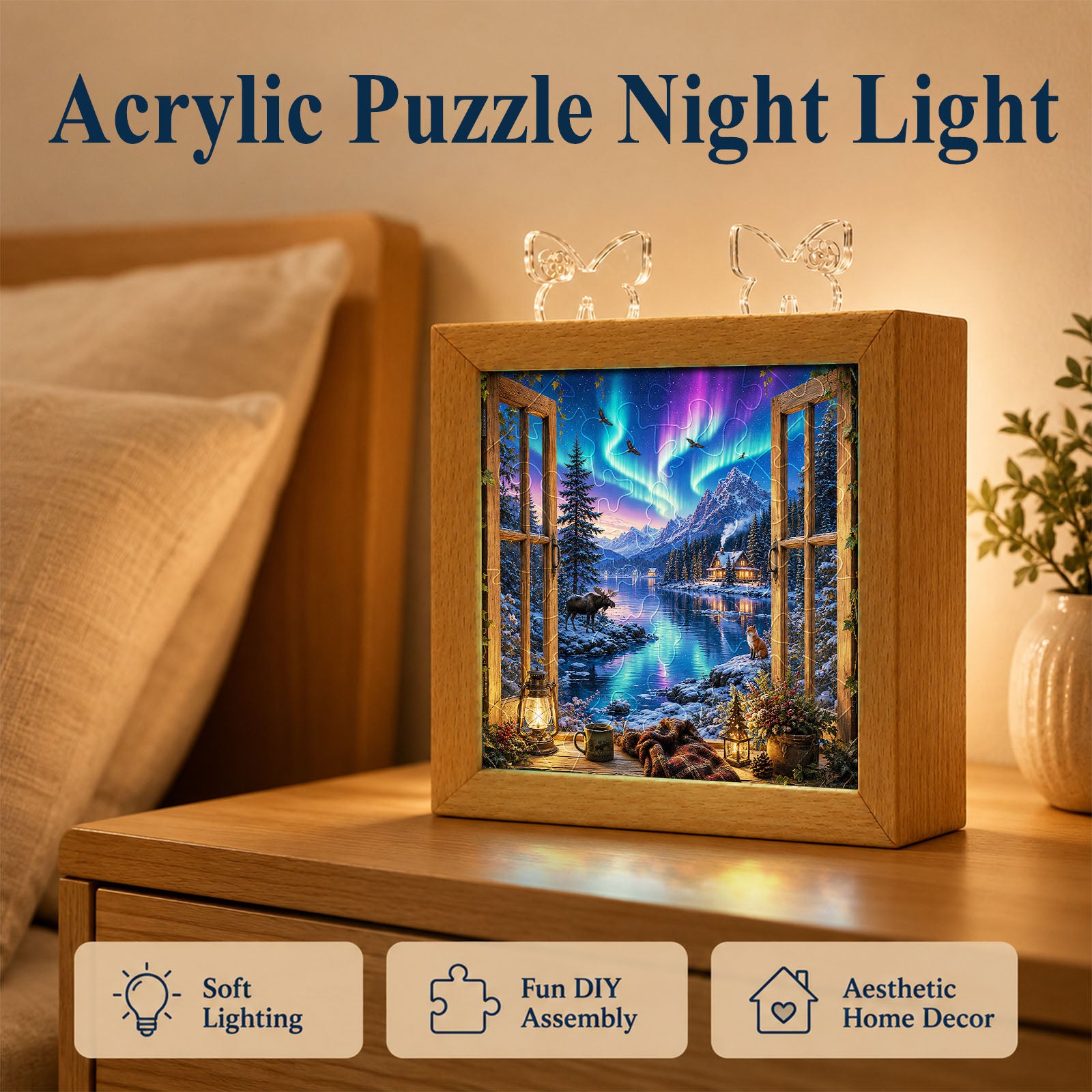 kaayee-aurora-vista-acryl-puzzle-nachtlicht-holzrahmen-polarlicht image 6