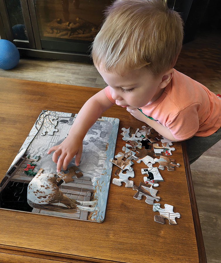 cobble-hill-barnyard-greetings-35-teile-rahmenpuzzle image 2