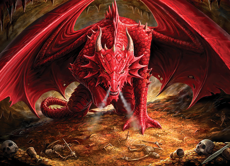 cobble-hill-1000-piece-dragon-s-lair-puzzle-drache image 2