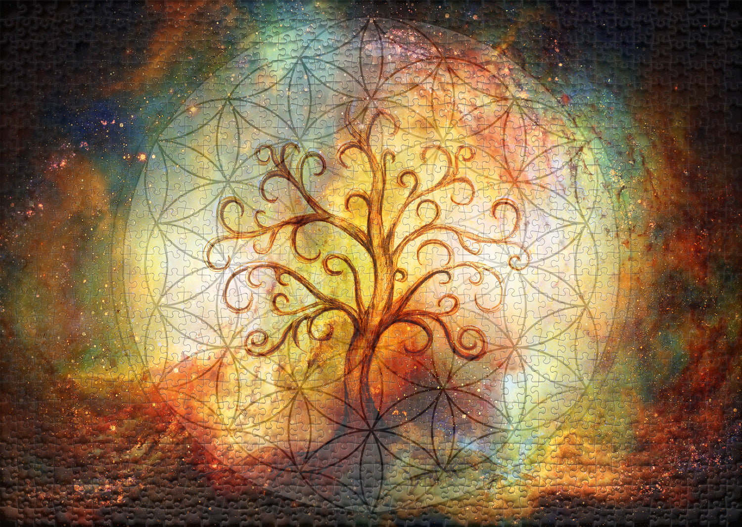 ulmer-puzzleschmiede-puzzle-1000-teile-tree-of-life-lebensbaum image 2