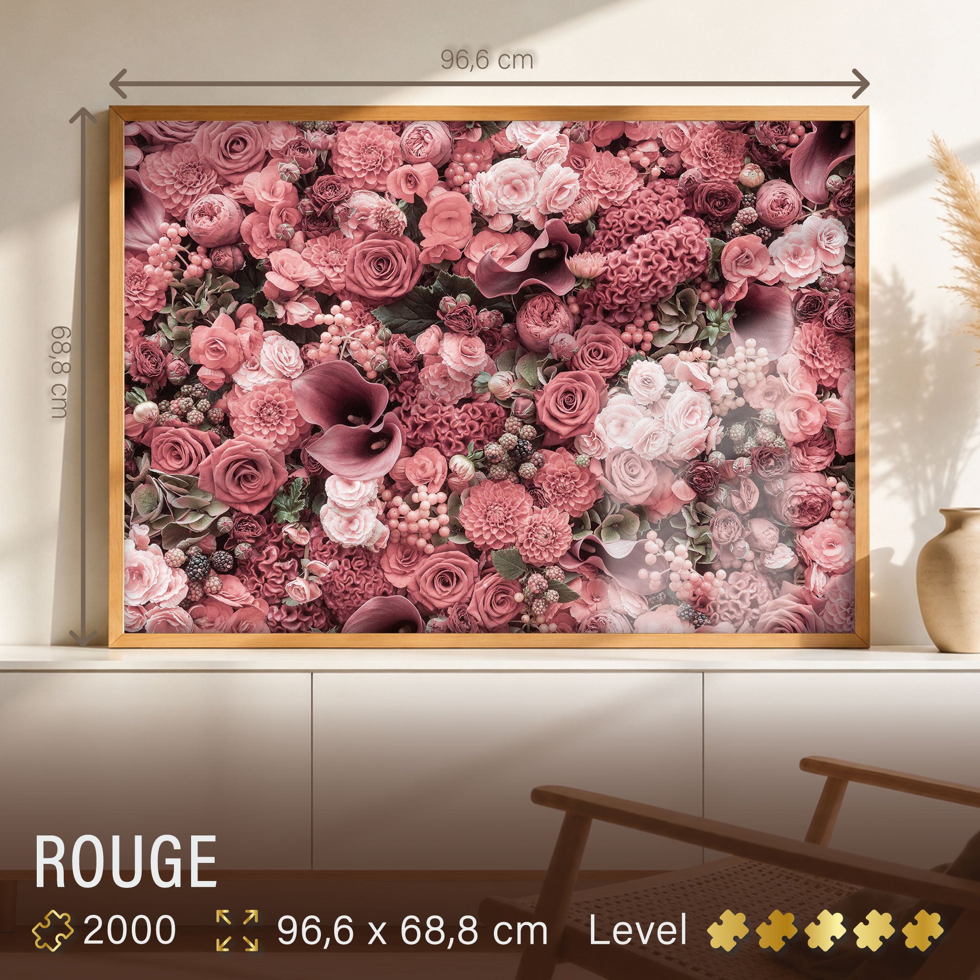 ulmer-puzzleschmiede-rouge-puzzle-2000-teile-rote-rosen image 3