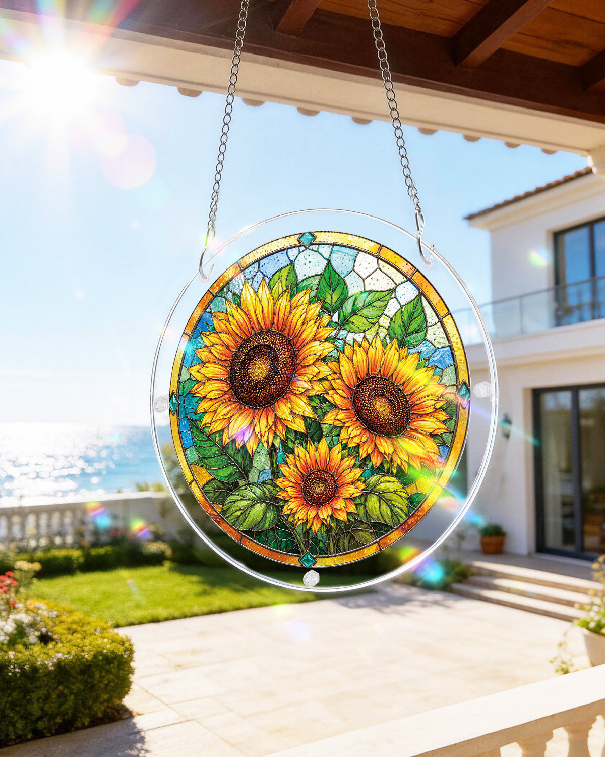 kaayee-suncatcher-sunflower-radiance-fensterbild-large-blume image 8