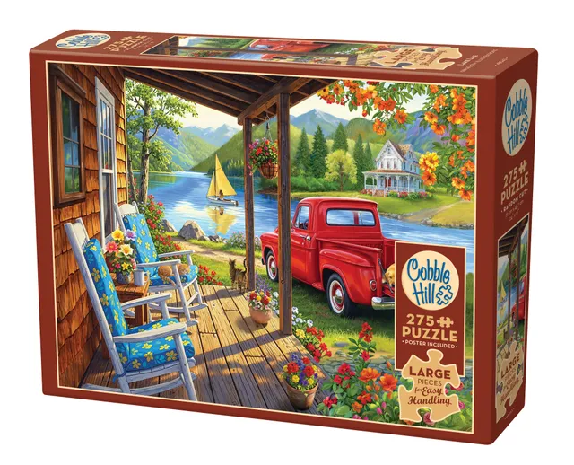 cobble-hill-easy-handling-lake-life-puzzle-275-teile-see image 1