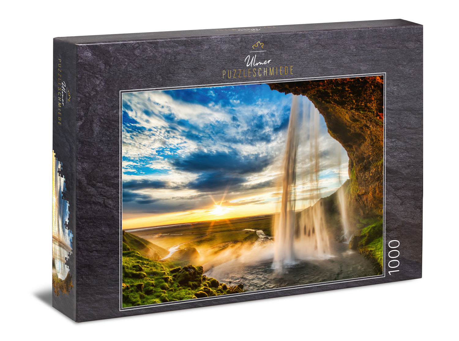 ulmer-puzzleschmiede-puzzle-1000-teile-seljalandsfoss-wasserfall-island image 1