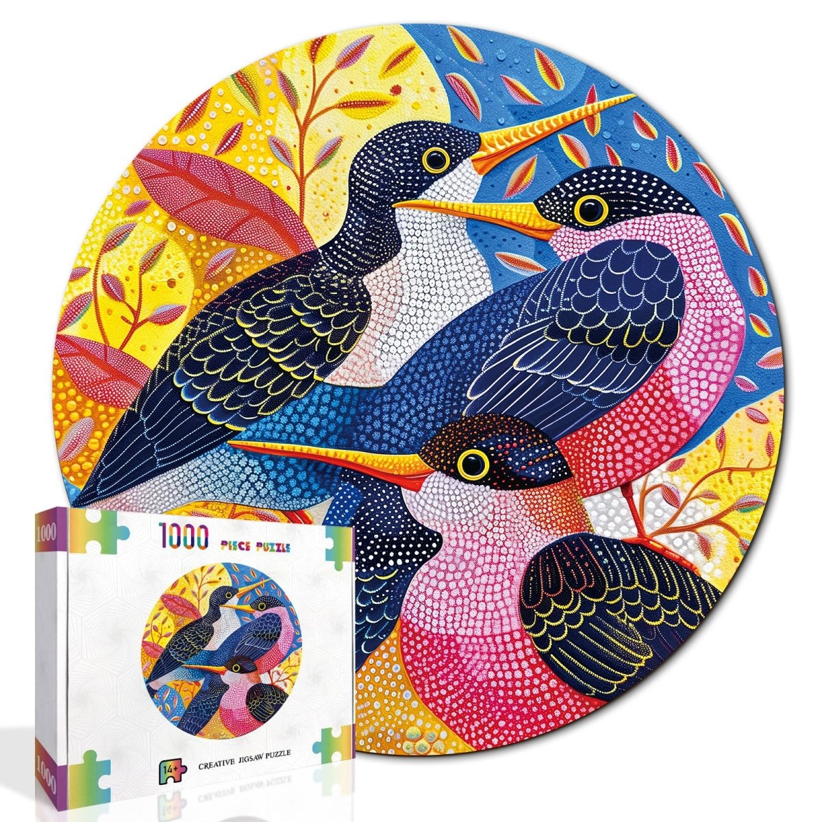 kaayee-cardboard-birdsong-in-bloom-puzzle-1000-teile-eco-v-gel image 2