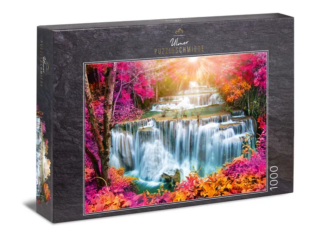 ulmer-puzzleschmiede-kaskaden-in-der-herbst-magie-puzzle-1000-teile-herbstwald image 1