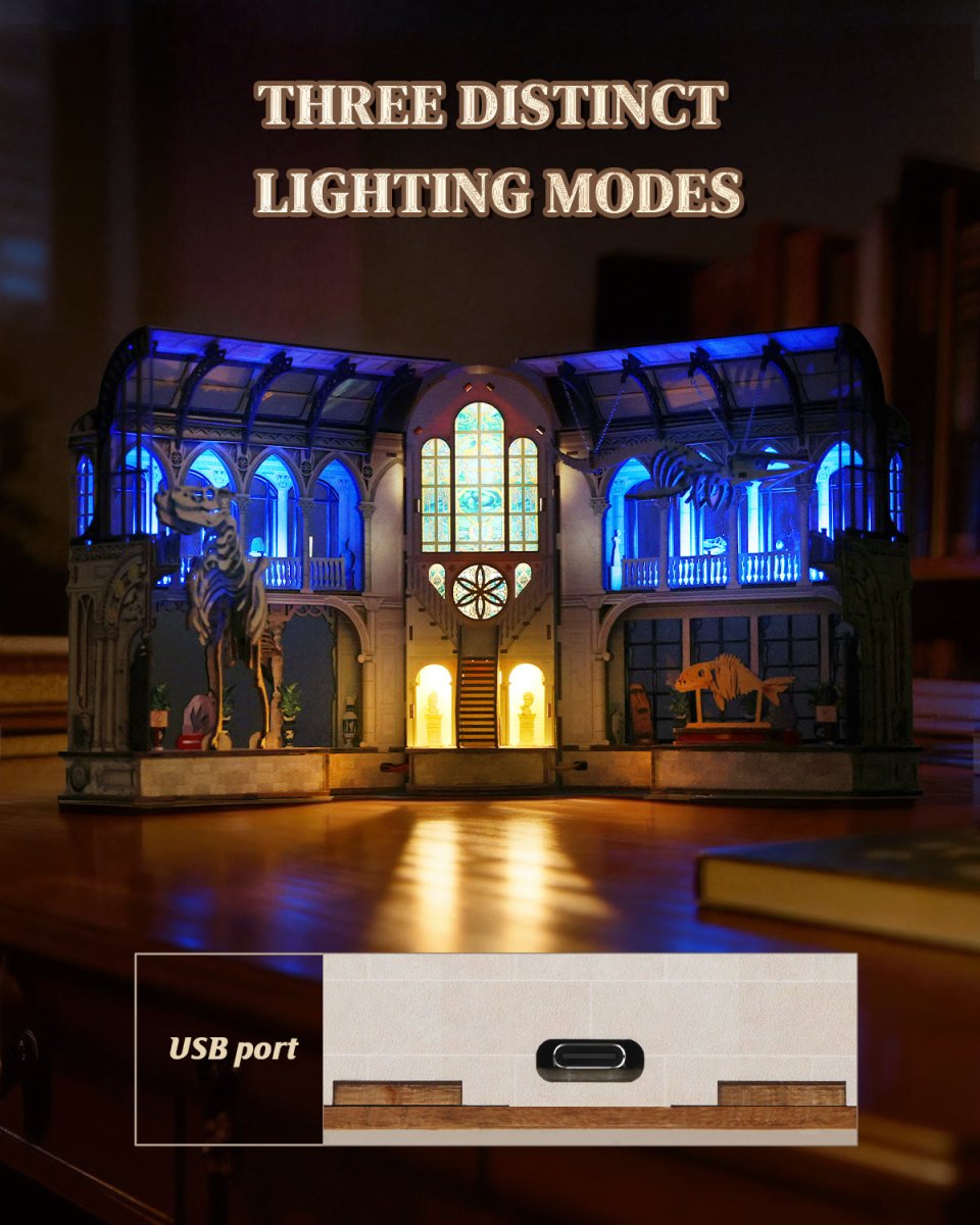 kaayee-book-nook-kit-zoological-museum-miniatur-diy-regal image 5
