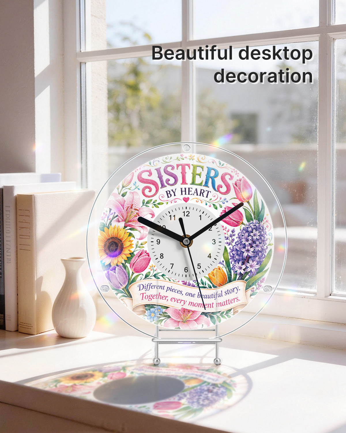 kaayee-for-sisters-puzzleuhr-regular-size-acryl-geschenk image 5