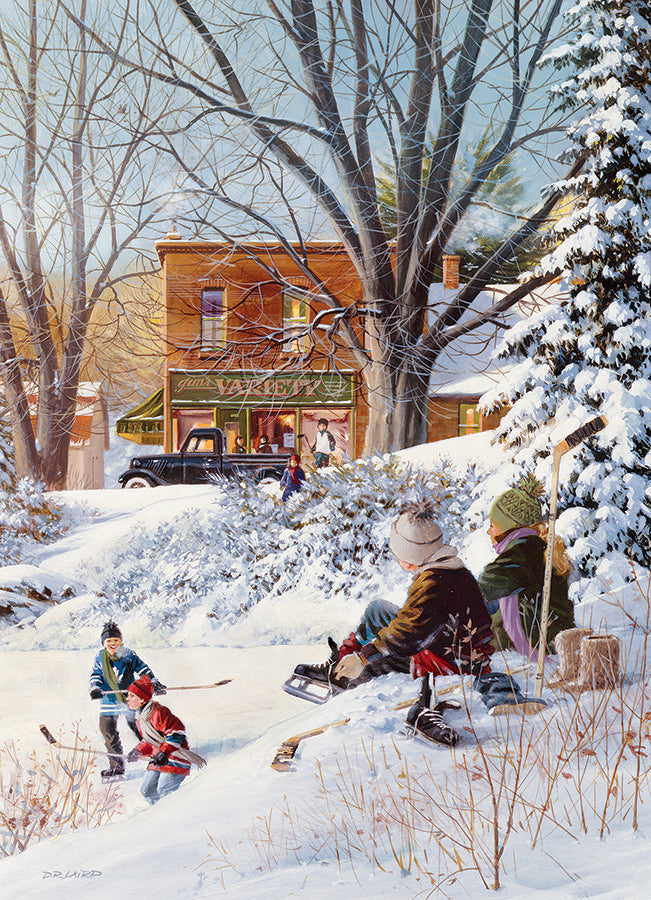 cobble-hill-getting-ready-1000-teile-puzzle-winter image 2