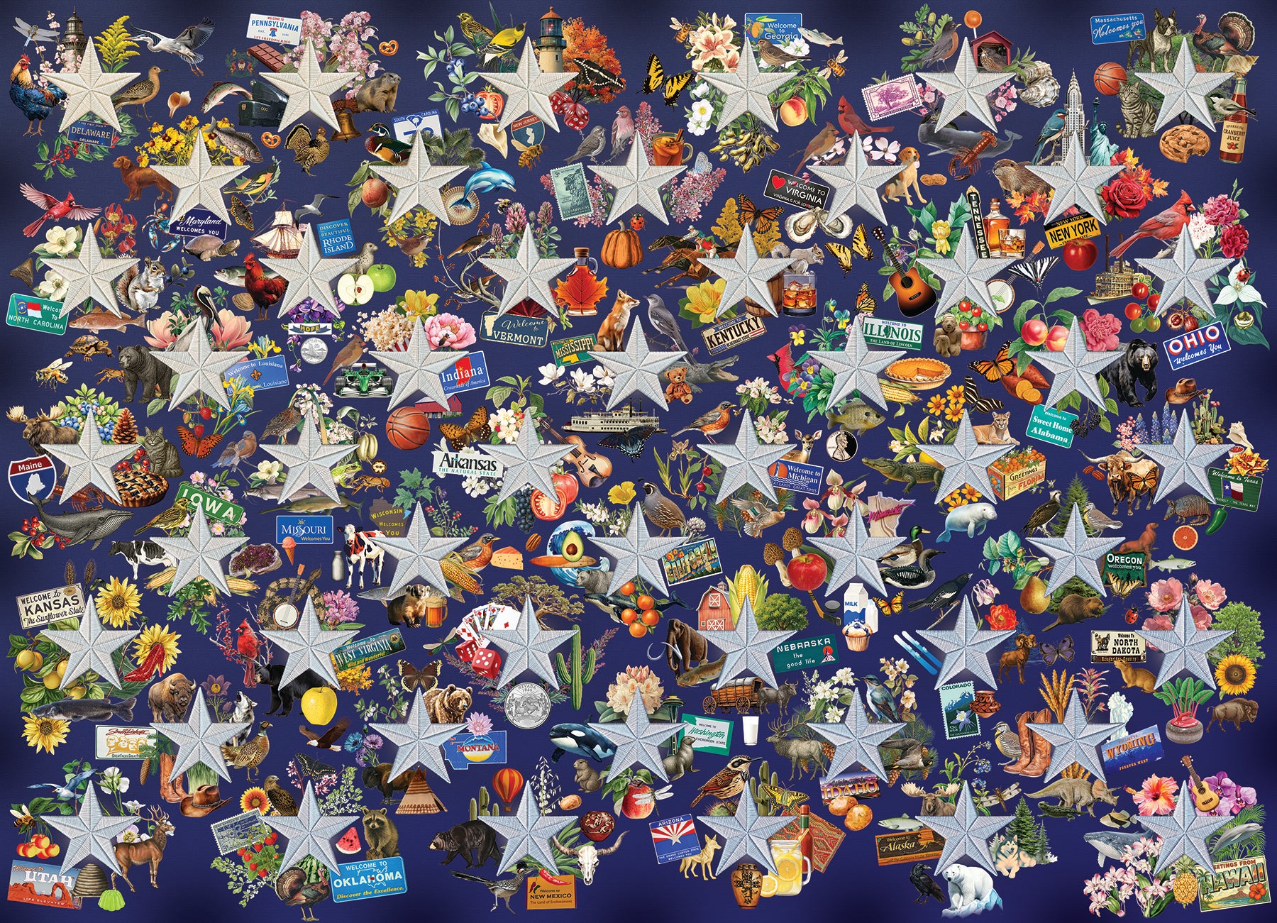 cobble-hill-all-stars-1000-teile-puzzle-usa-collage image 2