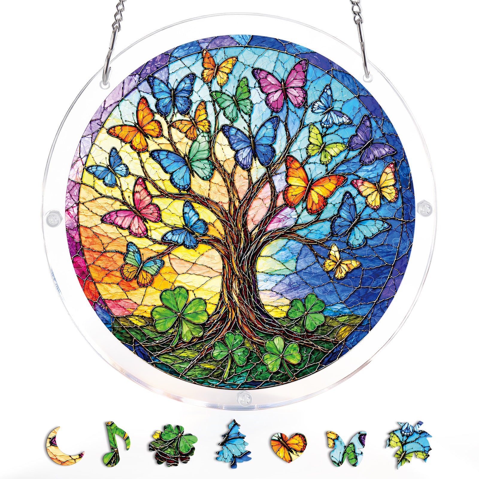kaayee-suncatcher-puzzle-butterfly-dream-tree-acrylbild-m-20-8-cm image 4