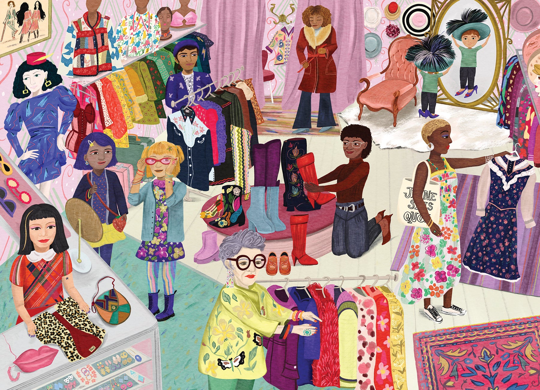 cobble-hill-vintage-shop-puzzle-1000-teile-mode image 2
