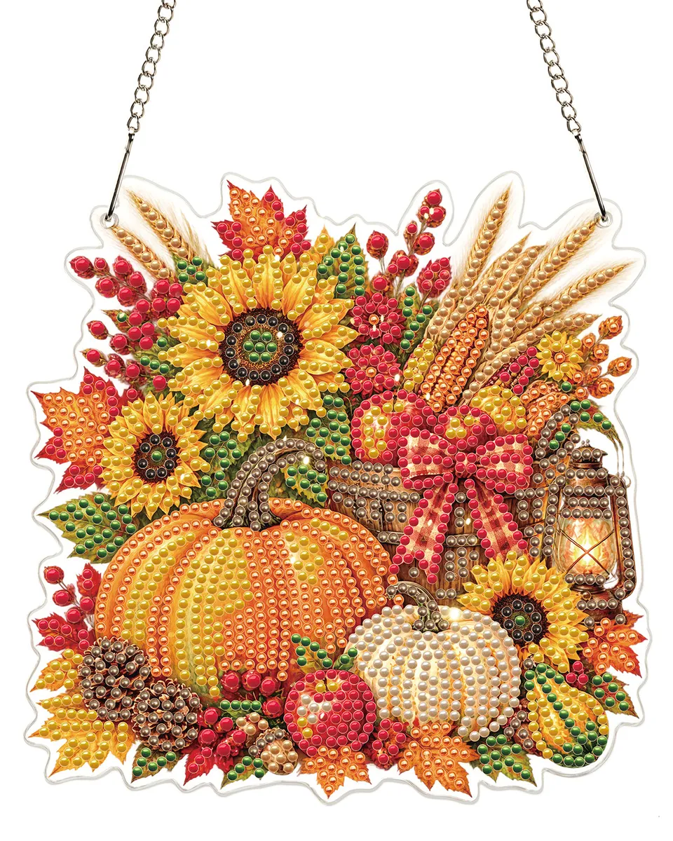 kaayee-suncatcher-puzzle-harvest-fensterbild-25-cm-acryl-perlen image 1