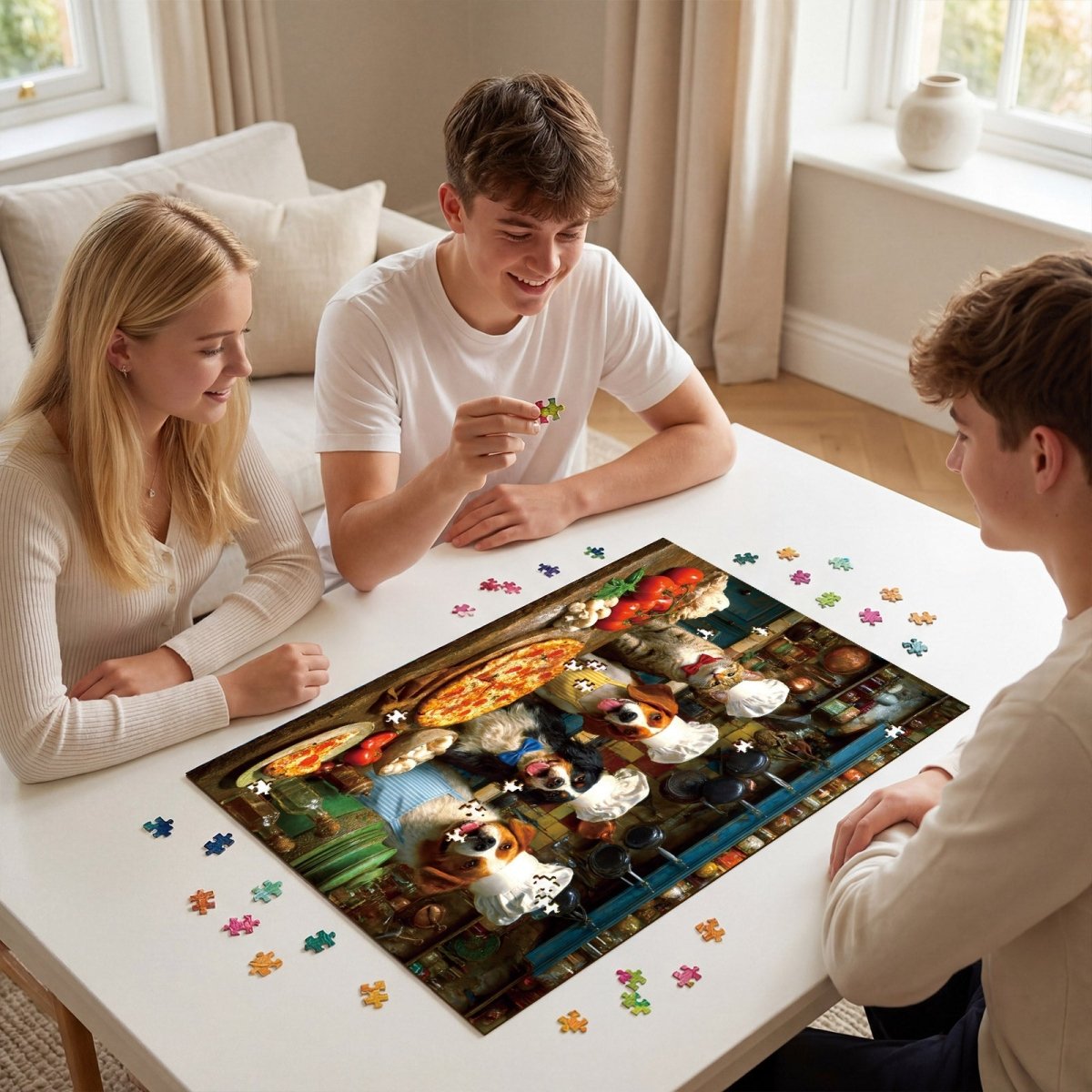 kaayee-chef-pup-squad-puzzle-1000-teile-hunde-eco-white-board image 8