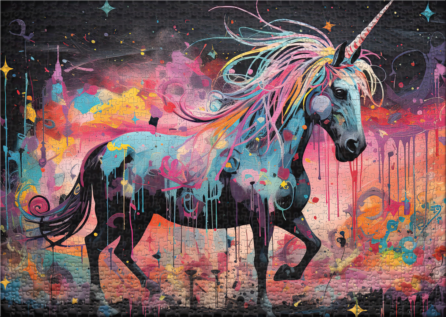 ulmer-puzzleschmiede-unicorn-puzzle-1000-teile-einhorn image 2