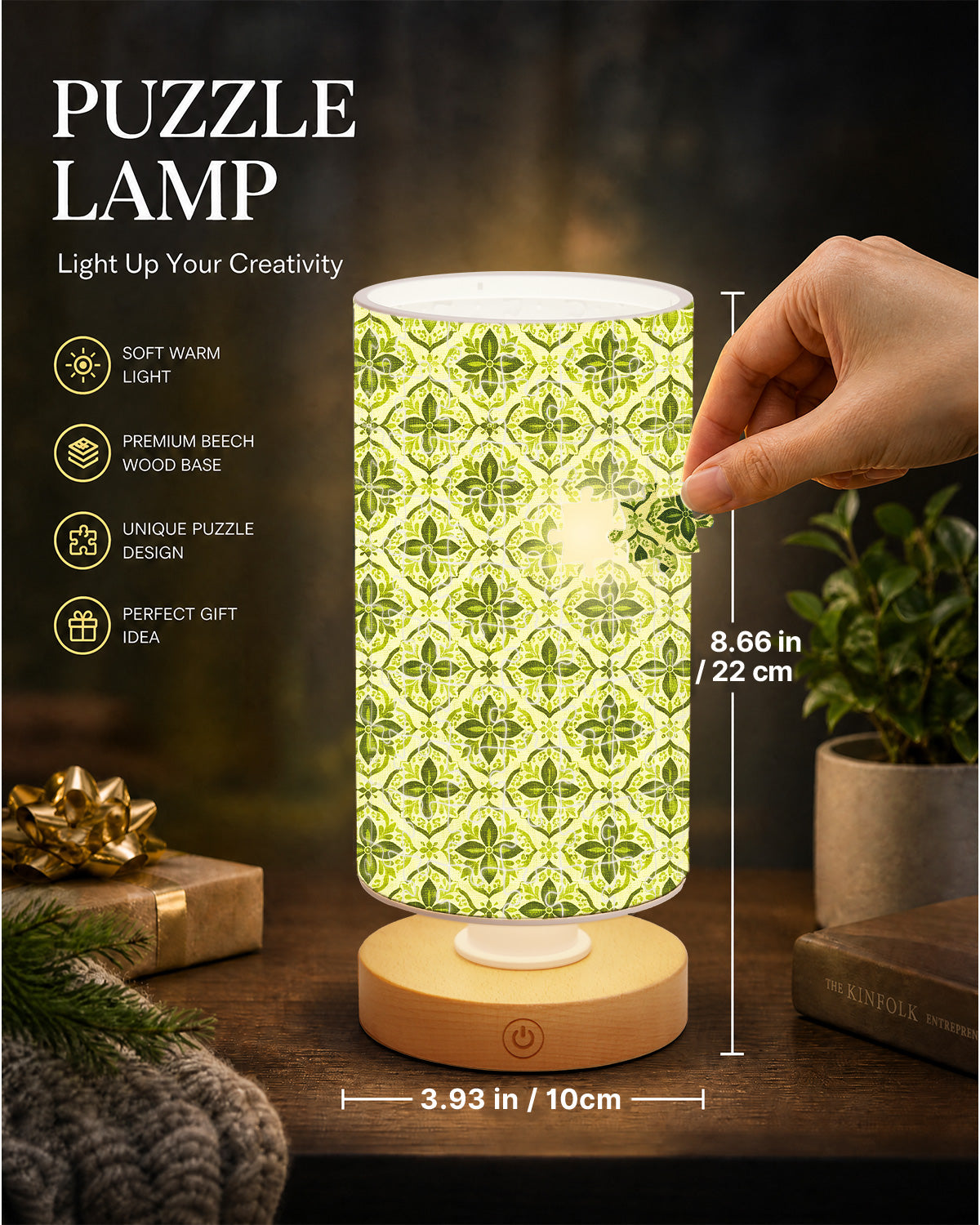 kaayee-night-light-verdant-botanical-tiles-nachtleuchte-gr-n image 4
