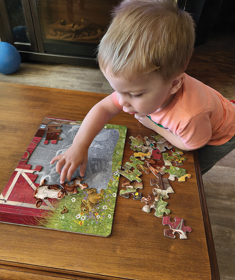 cobble-hill-tray-puzzles-barnyard-family-puzzle-35-teile-tiere image 2