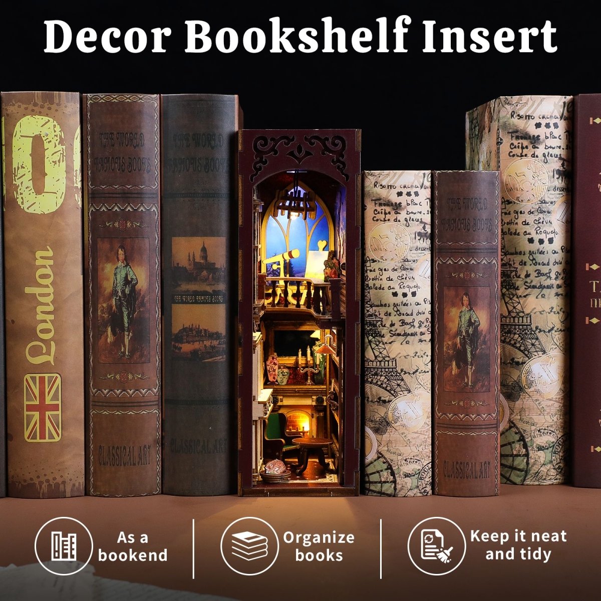 kaayee-retro-study-room-book-nook-kit-3d-holz image 2