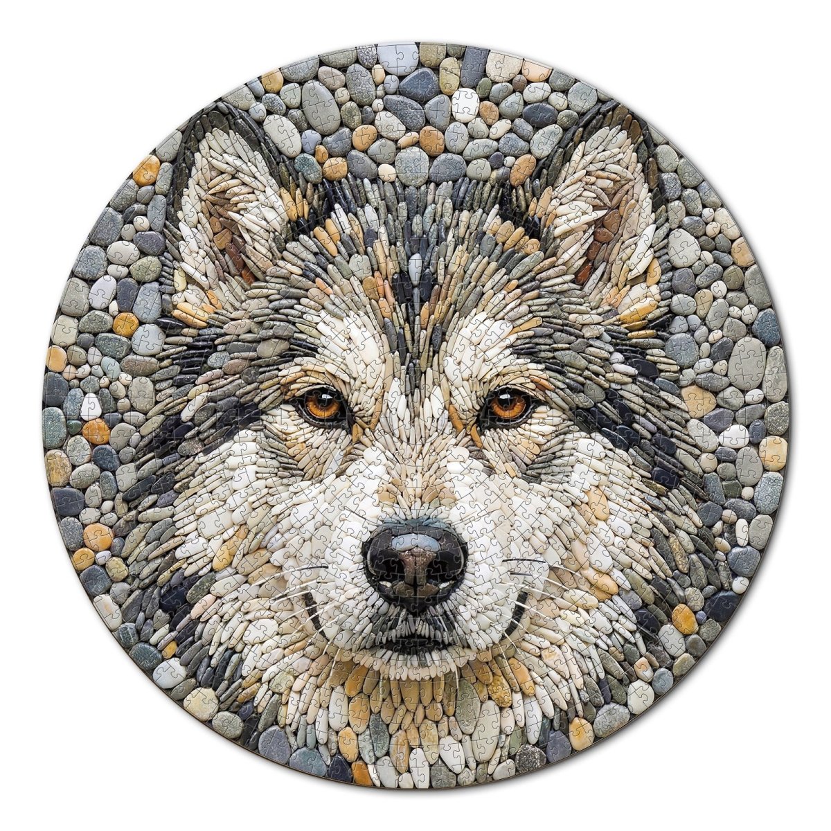 kaayee-stone-wolf-kartonpuzzle-1000-teile-eco-white-board image 1