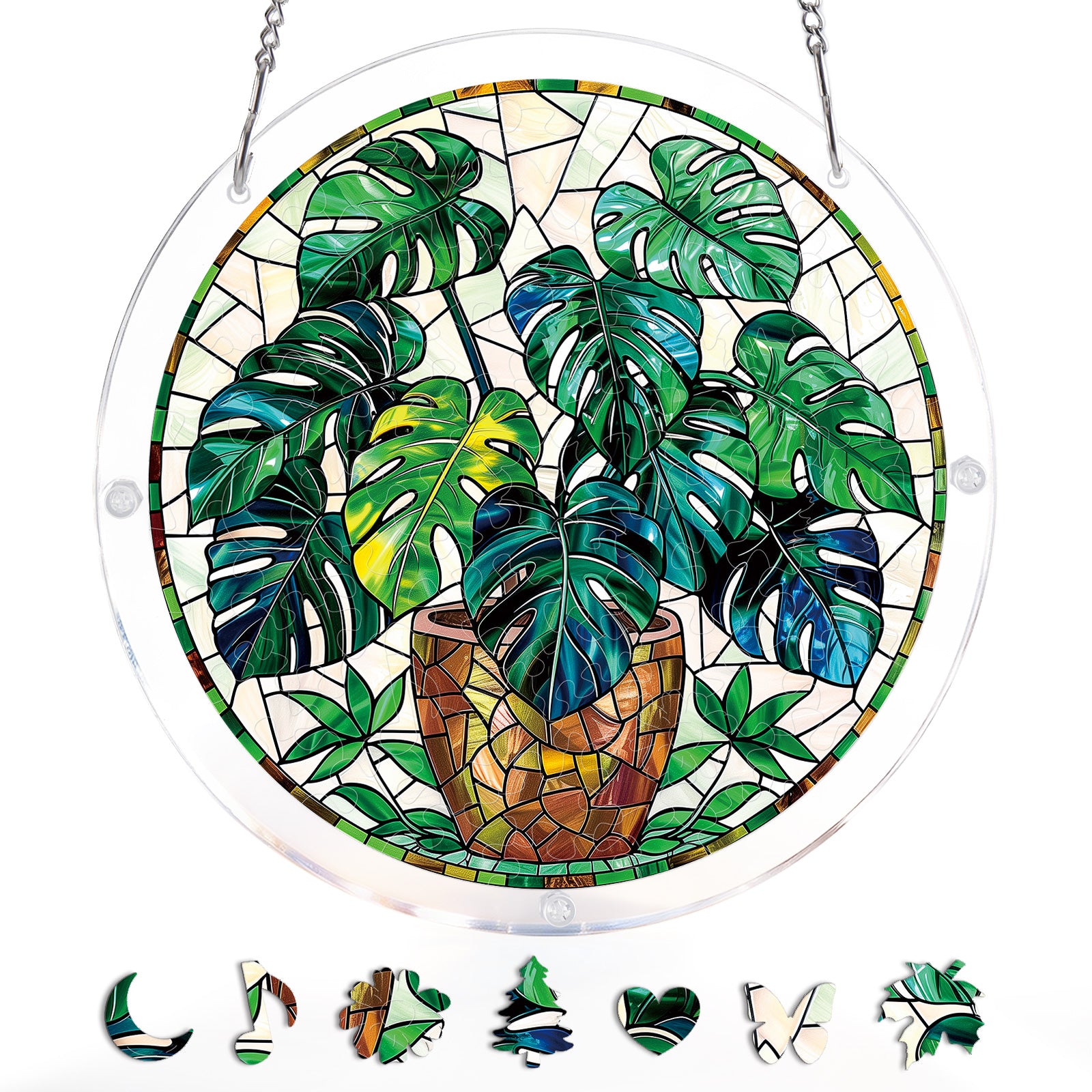 kaayee-suncatcher-monstera-fensterbild-medium-acryl image 3