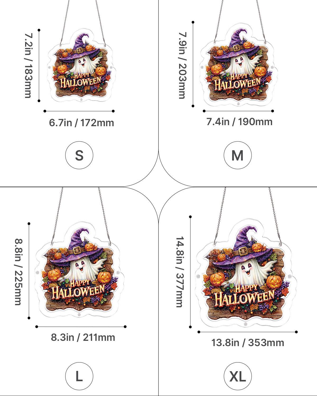 kaayee-suncatcher-puzzle-halloween-ghost-fensterbild-klein image 5