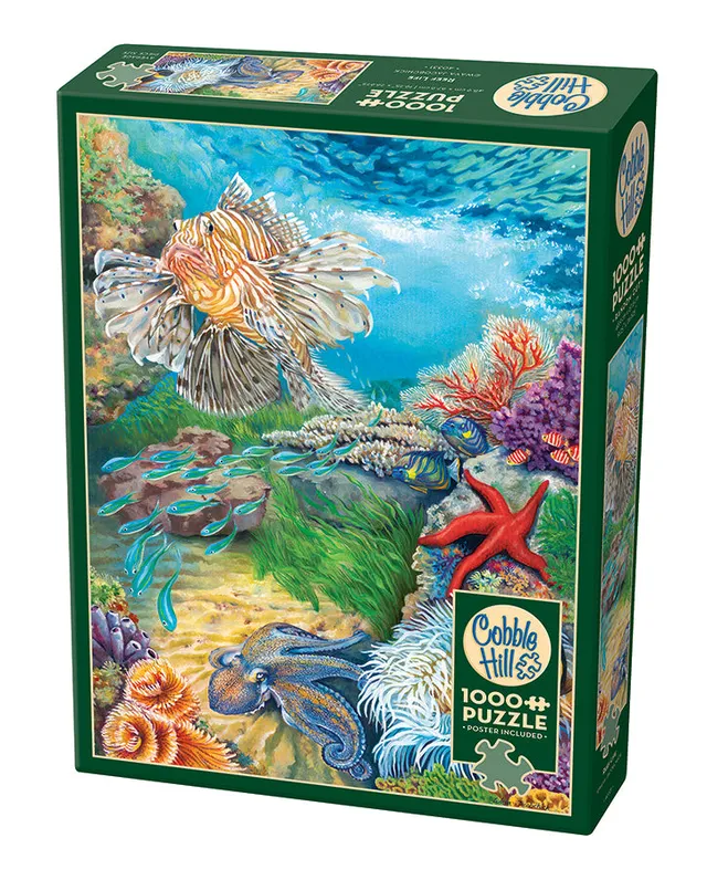 cobble-hill-1000-piece-reef-life-puzzle-1000-teile-meer image 1