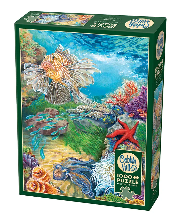 cobble-hill-1000-piece-reef-life-puzzle-1000-teile-meer image 1