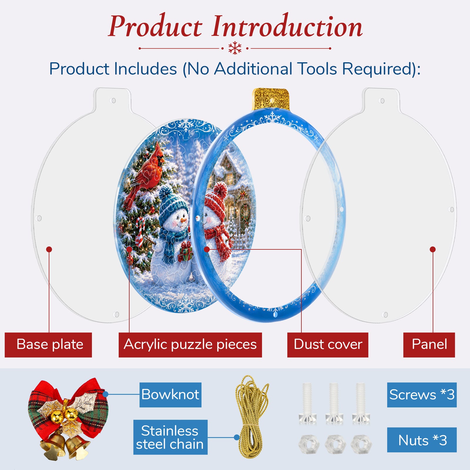 kaayee-snowman-christmas-suncatcher-puzzle-mini-15-cm image 8