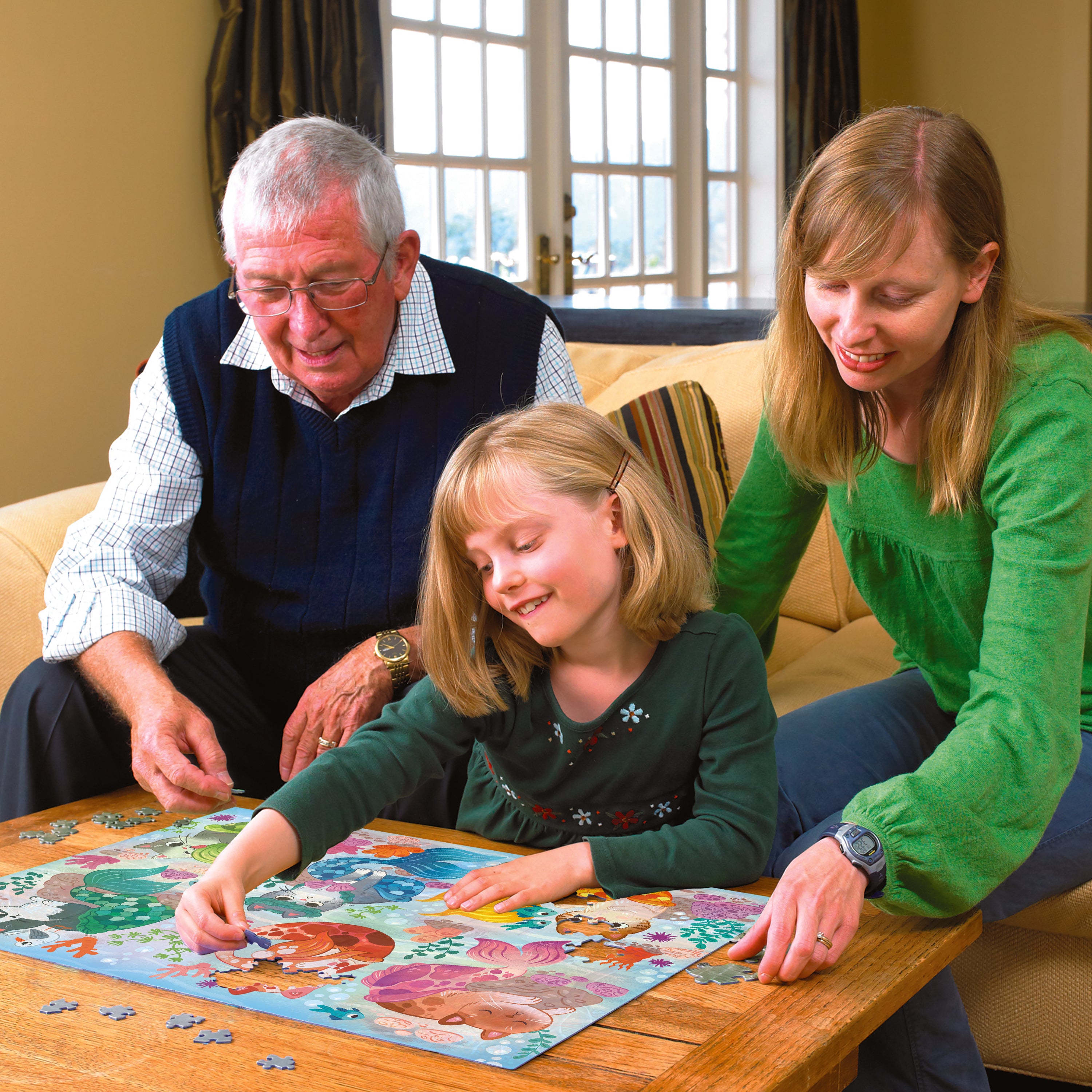 cobble-hill-family-pieces-350-mercats-puzzle-350-teile-katzen image 4