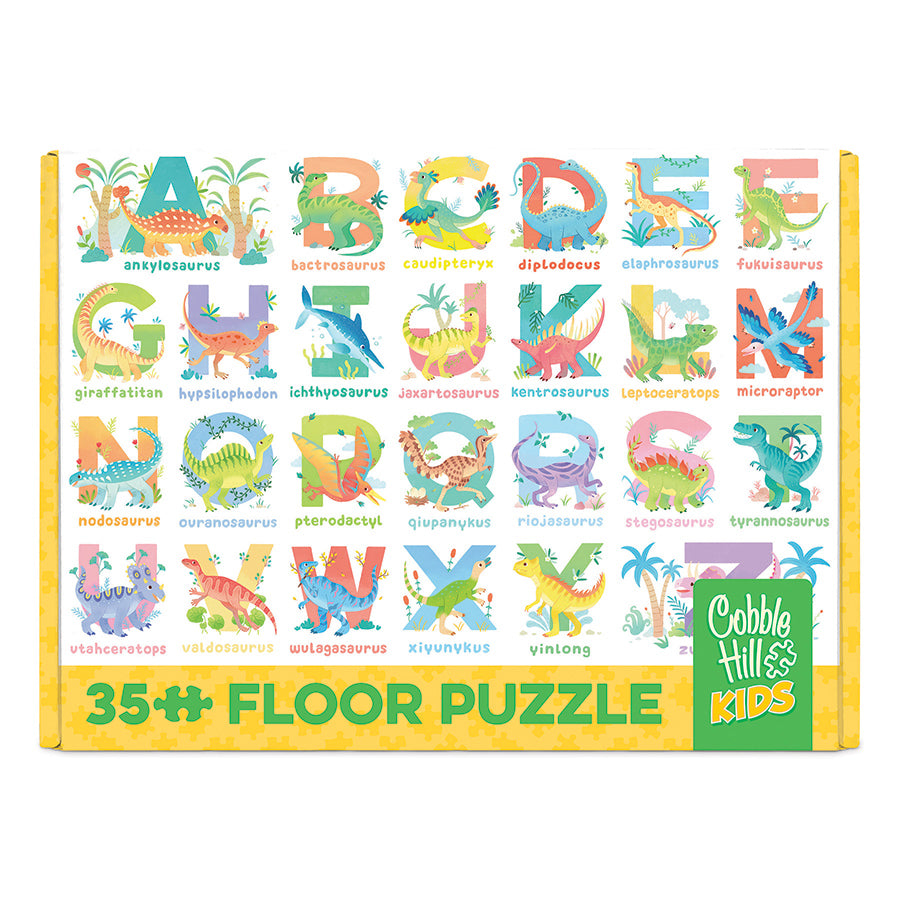 cobble-hill-floor-puzzles-dinosaur-alphabet-bodenpuzzle-35-teile-kinder image 7