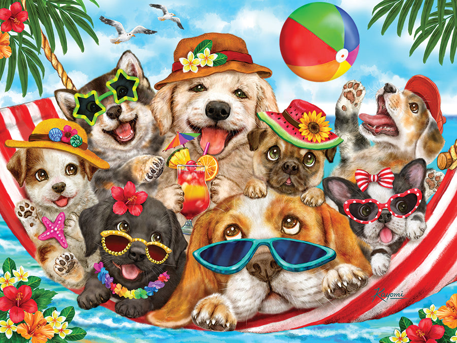 cobble-hill-easy-handling-275-hammock-party-puzzle-275-teile image 2