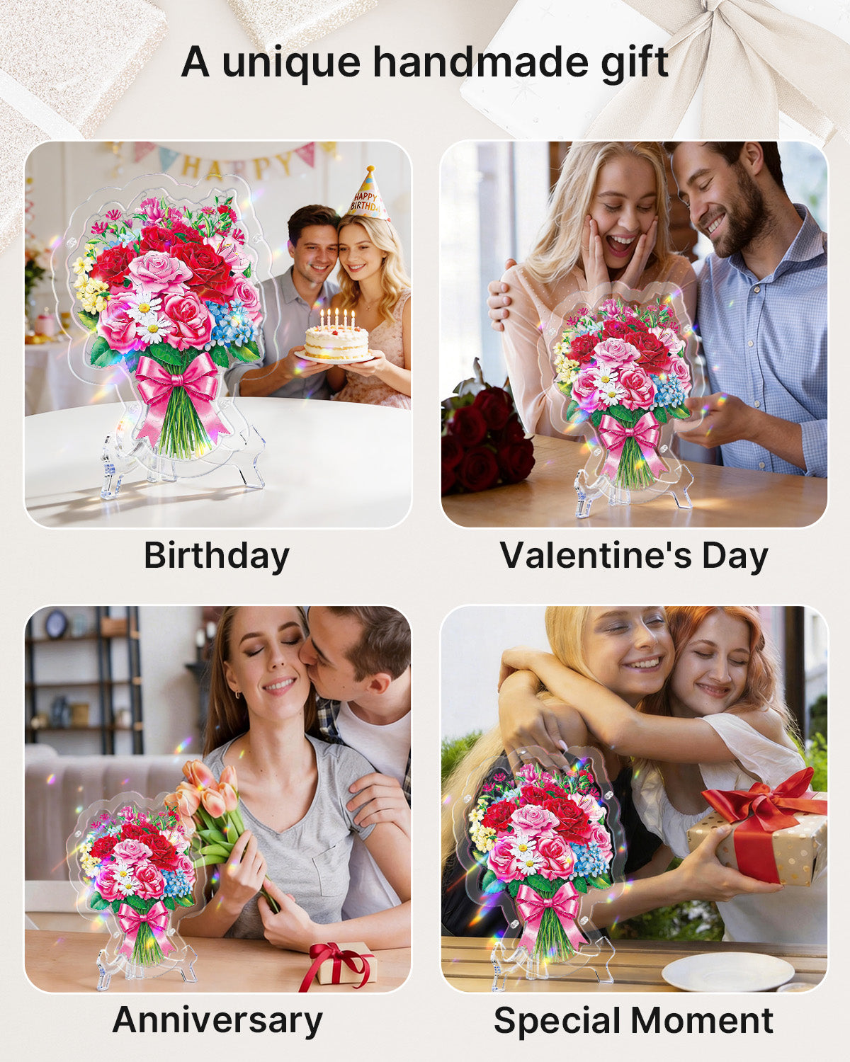 kaayee-suncatcher-puzzle-romantic-flower-bouquet-acryl-blumen image 8