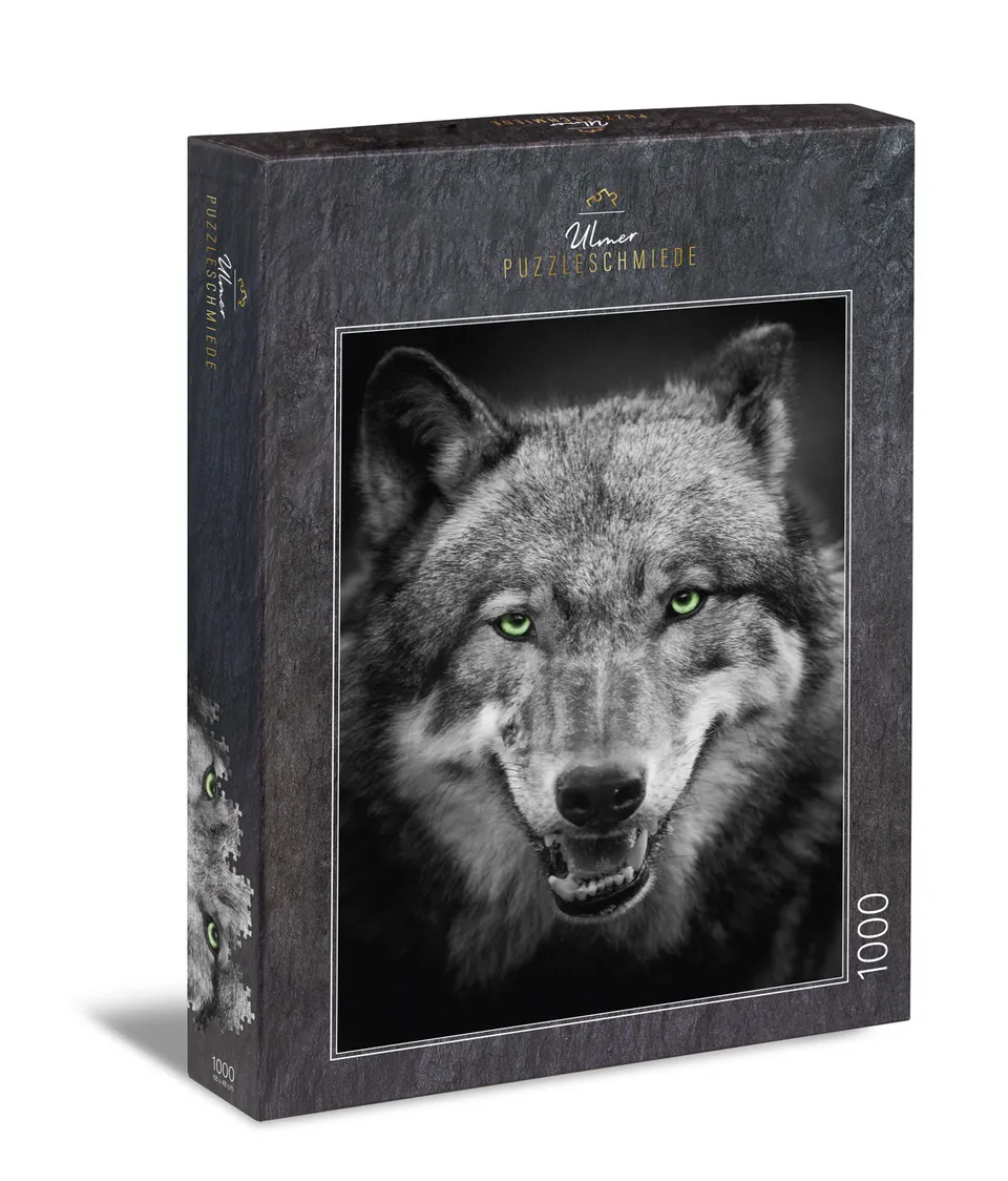 ulmer-puzzleschmiede-puzzle-1000-teile-canis-lupus-wolf-2 image 1
