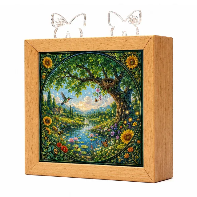 kaayee-night-light-summer-glow-nachtlicht-holzrahmen image 1