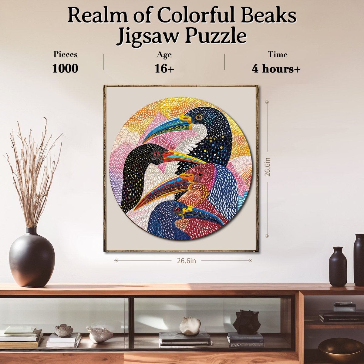 kaayee-realm-of-colorful-beaks-1000-teile-puzzle-pappe-eco-white-board image 4