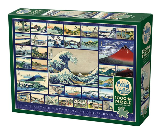 cobble-hill-1000-piece-hokusai-puzzle-1000-teile-japan-kunst image 1
