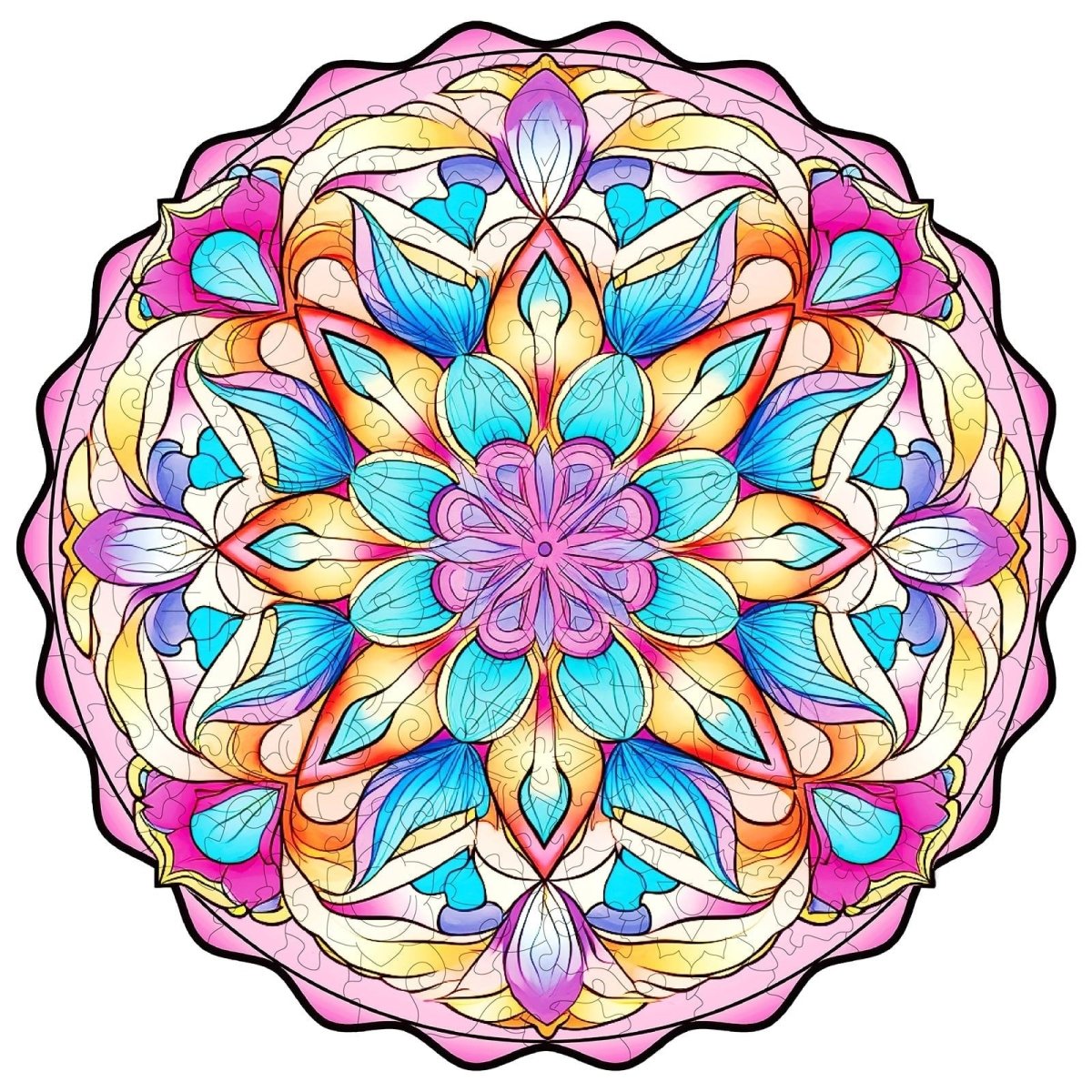 kaayee-wooden-puzzle-datura-flower-holzpuzzle-medium image 1