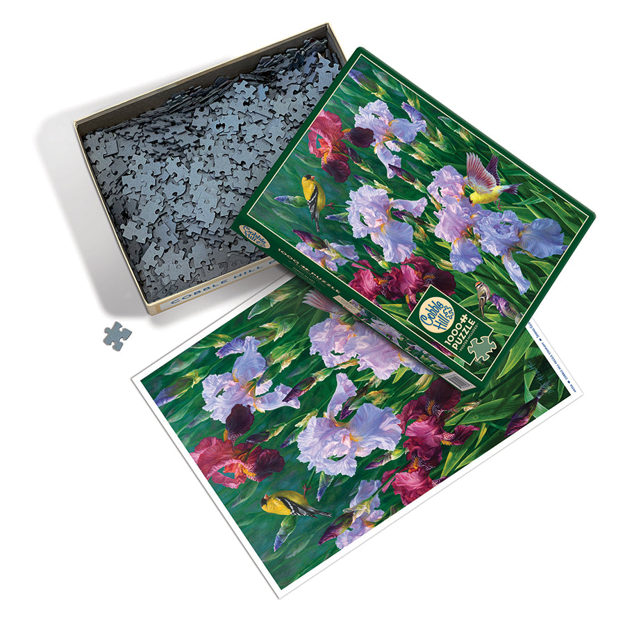 cobble-hill-1000-piece-spring-glory-puzzle-1000-teile-iris image 3