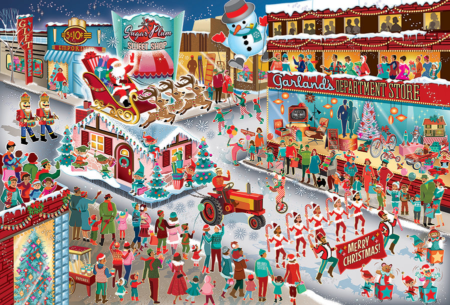 cobble-hill-santa-s-parade-2000-teile-puzzle-weihnachten image 2